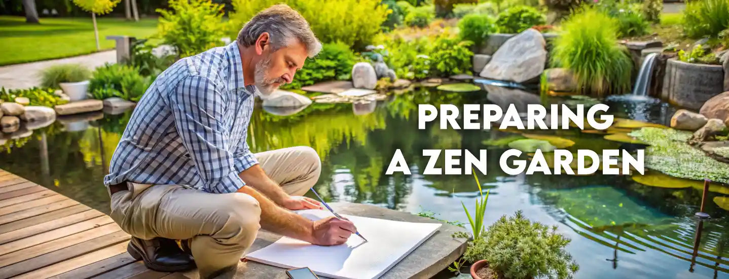 Preparing a Zen garden