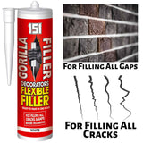 151 GORILLA DECORATORS FLEX FILLER WHITE (CART) 280ml