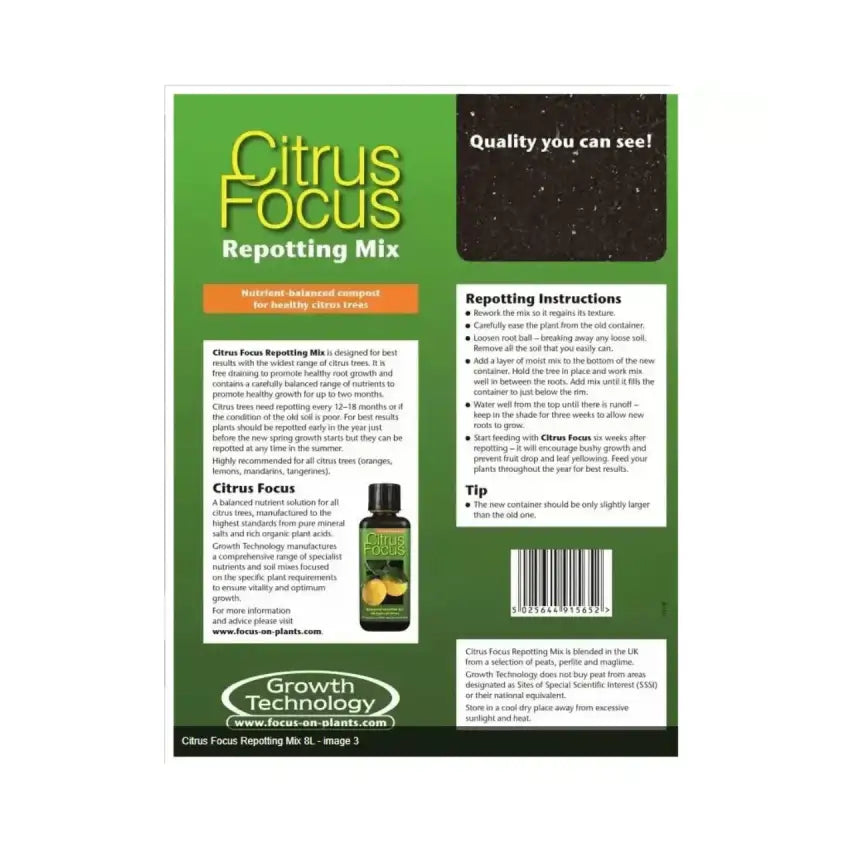Citrus Focus Repotting Mix Peat Free