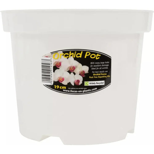 Clear Plastic Orchid Pots 13cm with Saucers