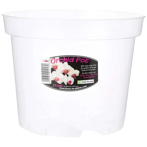 Clear Plastic Orchid Pots 9 cm with Saucers