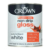 Crown Non-Drip Gloss - Pure Brilliant White, 750ml