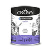 Crown One Coat Satin White Paint 750ml