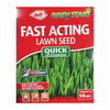 Doff Easy Start fast acting lawn seed packet on a white background