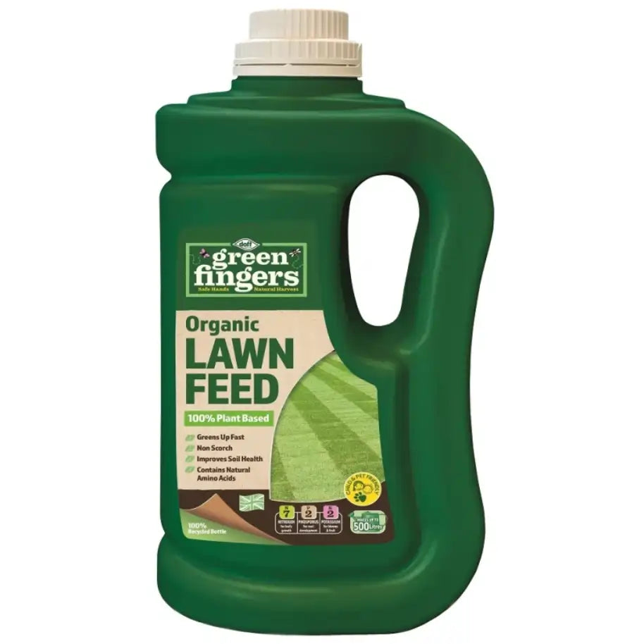Green Fingers organic lawn feed container