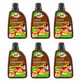 Five bottles of Doff Liquid Seaweed