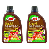 Two bottles of Doff Liquid Seaweed Concentrate