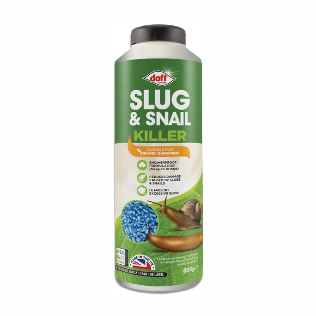 Doff Slug & Snail Killer Slug Pellets for Garden 800g