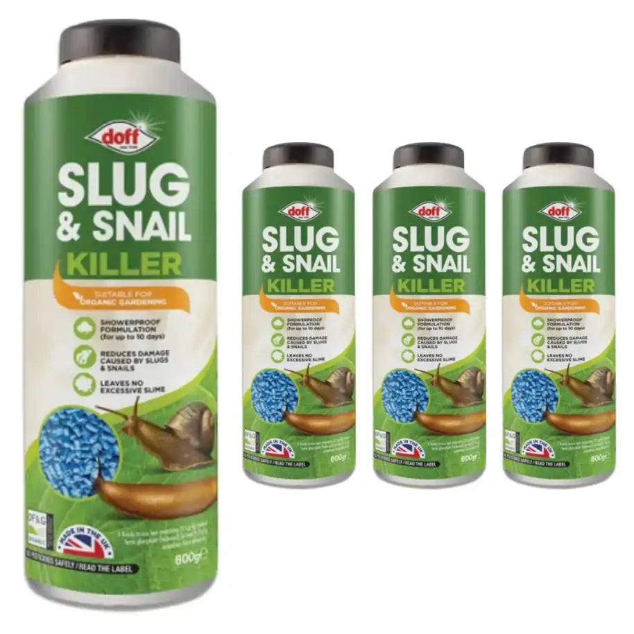 Four bottles of Doff Slug & Snail Killer