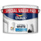 Dulux Silk Emulsion Paint Pure Brilliant White, 3L disscountinued item