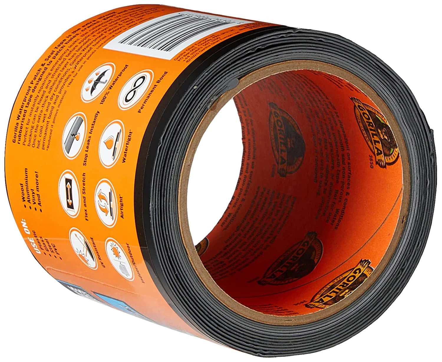 Gorilla Waterproof Patch & Seal Tape BLACK uk