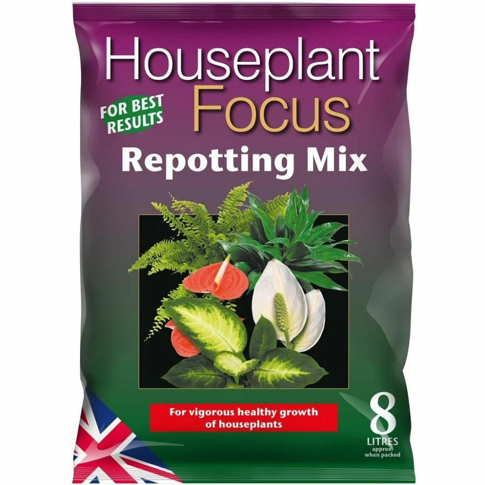 Growth Technology Houseplant Focus Repotting Mix 8L
