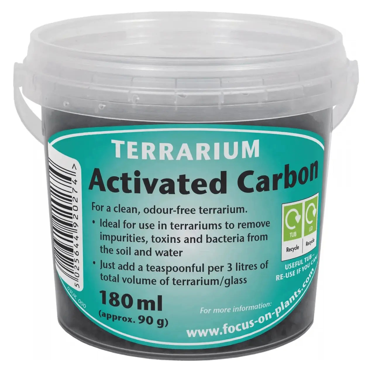Growth Technology Terrarium Activated Carbon 180ml / approx. 90g
