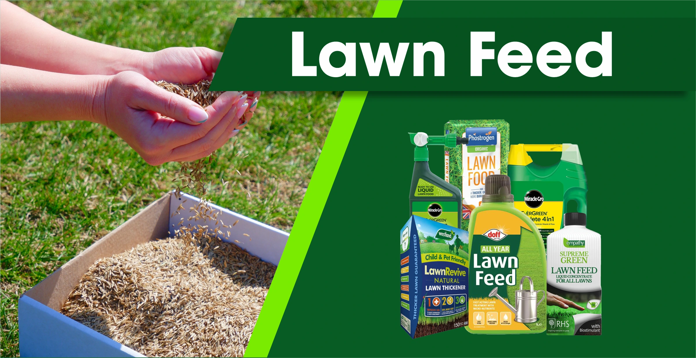 High-quality lawn feed to promote strong, green grass growth – FitFitGarden