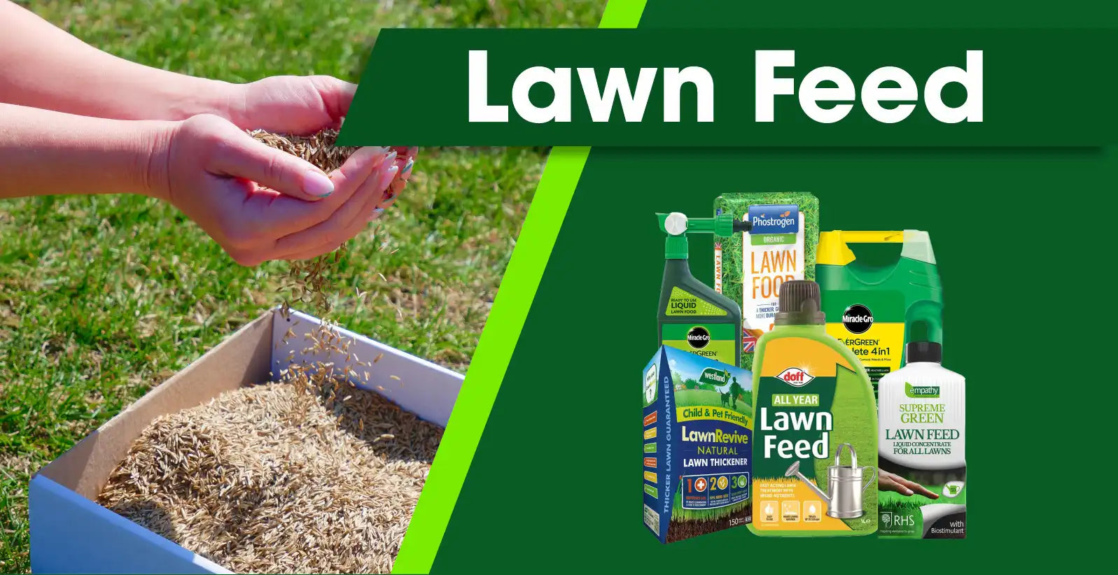 Lawn Feed and Grass Food for Healthy Green Lawns