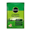 Bag of Miracle-Gro EverGreen Fast Green lawn food on a white background