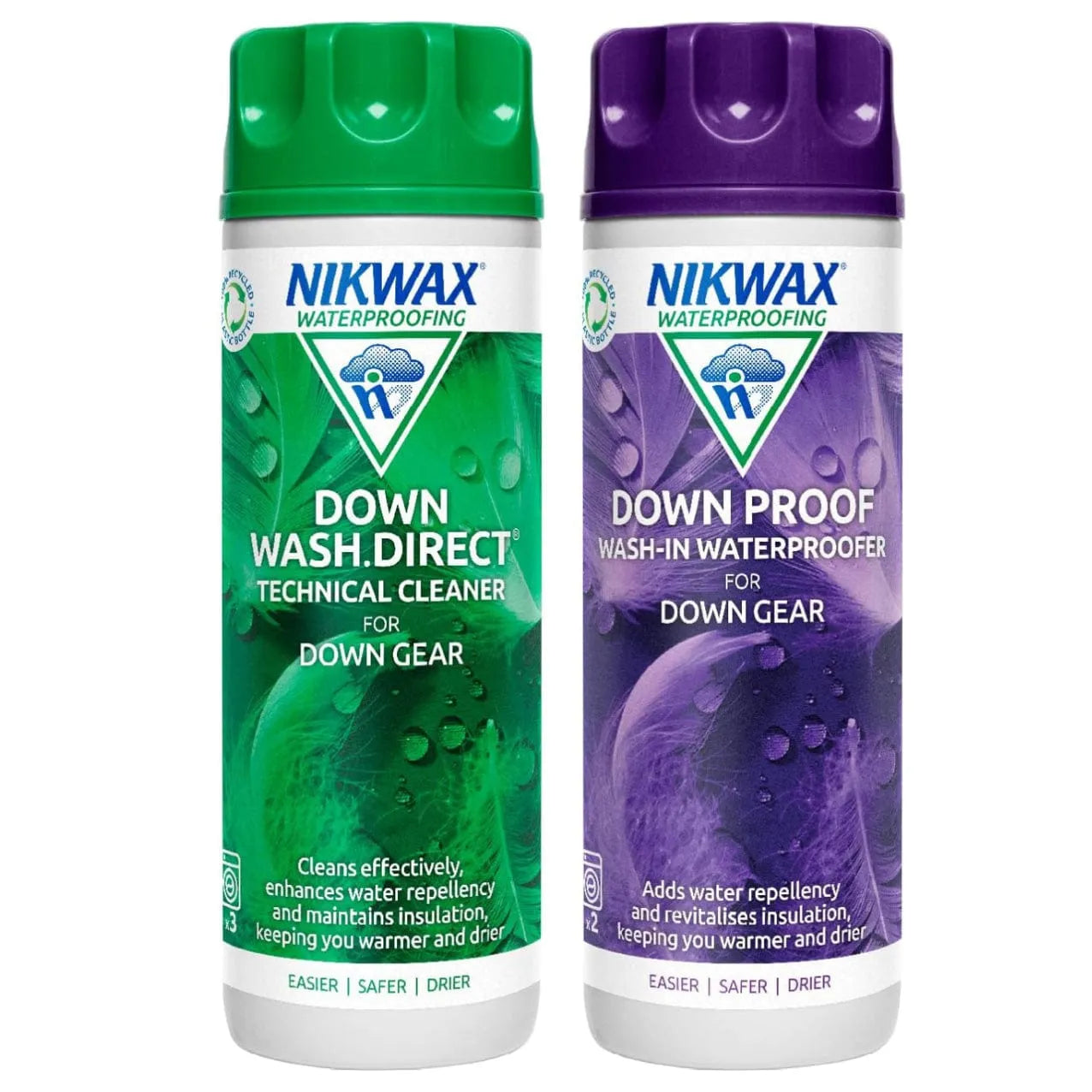 Nikwax Down Proof/Downwash Direct Twin Pack 300ml