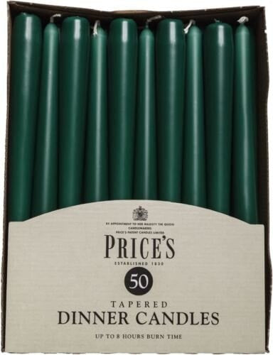 Prices Tapered Dinner Candles-50 units