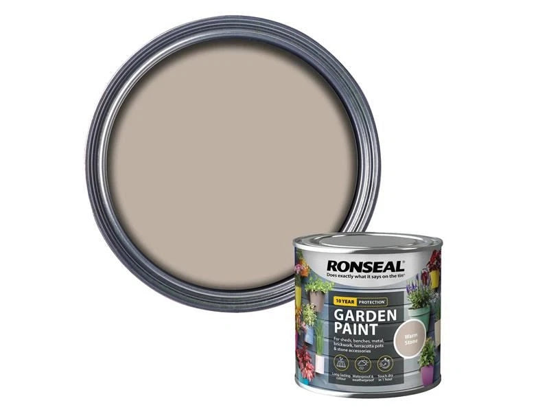 Ronseal Garden Paint Warm Stone 250ml uk
