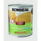 Ronseal Hardwood Natural Matt Quick dry Furniture Wood stain, 750ml