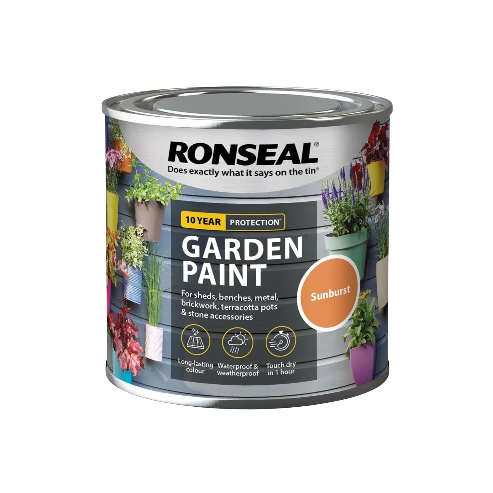 Ronseal RSLGPSB250 250 ml Garden Paint - Sunburst uk