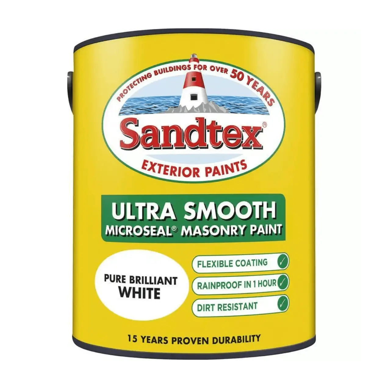 SANDTEX ULTRA SMOOTH MASONRY BRILLIANT WHITE 2.5L