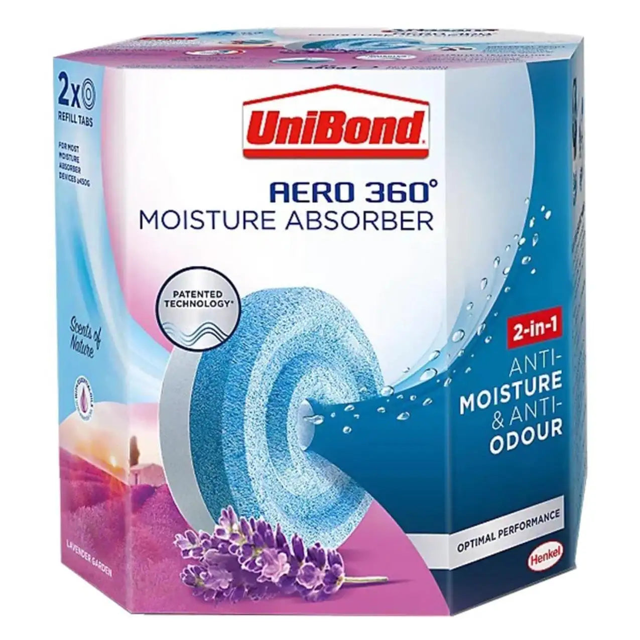 UniBond Aero 360 Lavender Moisture absorbing refill