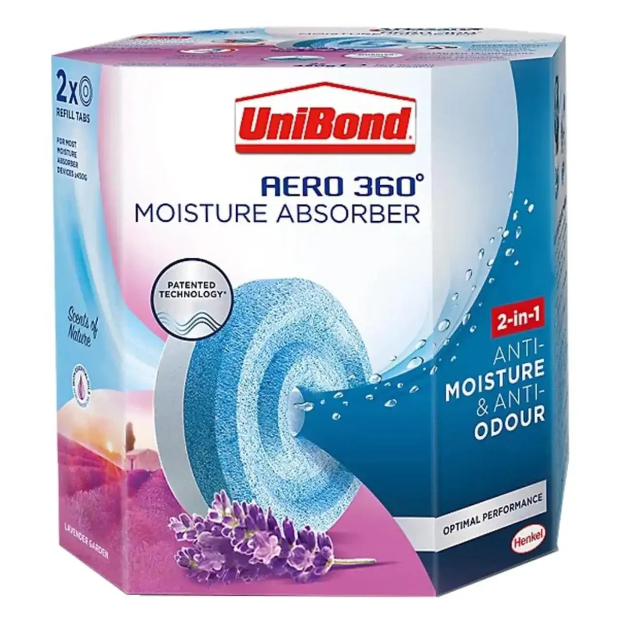 UniBond Aero 360 Lavender Moisture absorbing refill