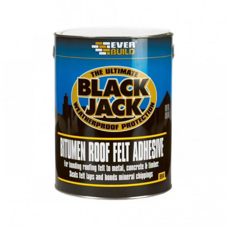 Everbuild Sika Black Jack Bitumen Roof Felt Adhesive – 1L