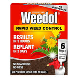Weedol Rapid Concentrate Tubes (6 Pack)