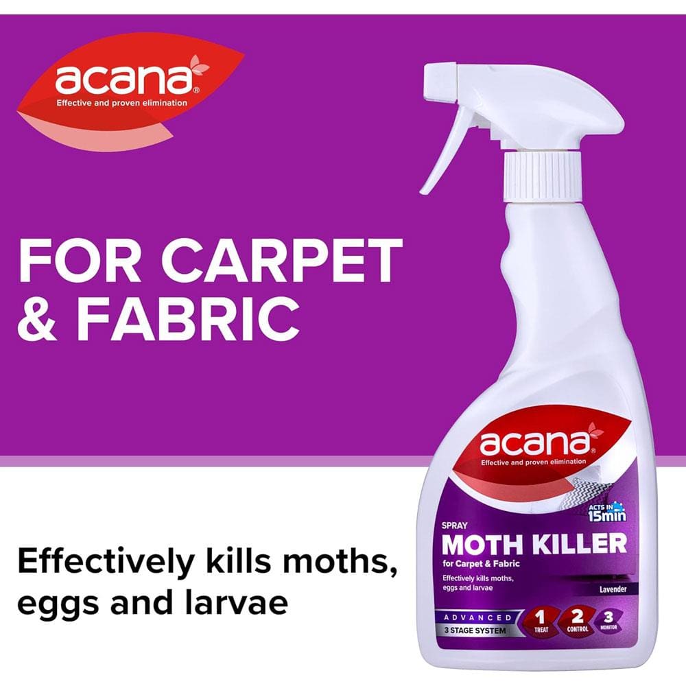 Acana™ Moth Killer Spray for Carpet & Fabric 500ml - FitfitGarden