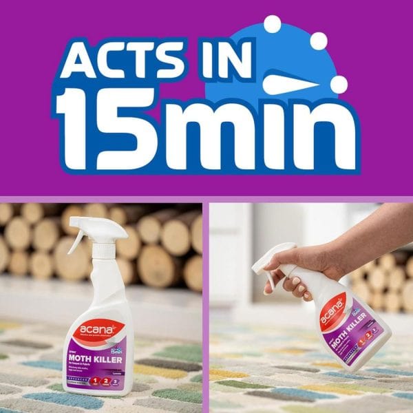 Acana™ Moth Killer Spray for Carpet & Fabric 500ml - FitfitGarden
