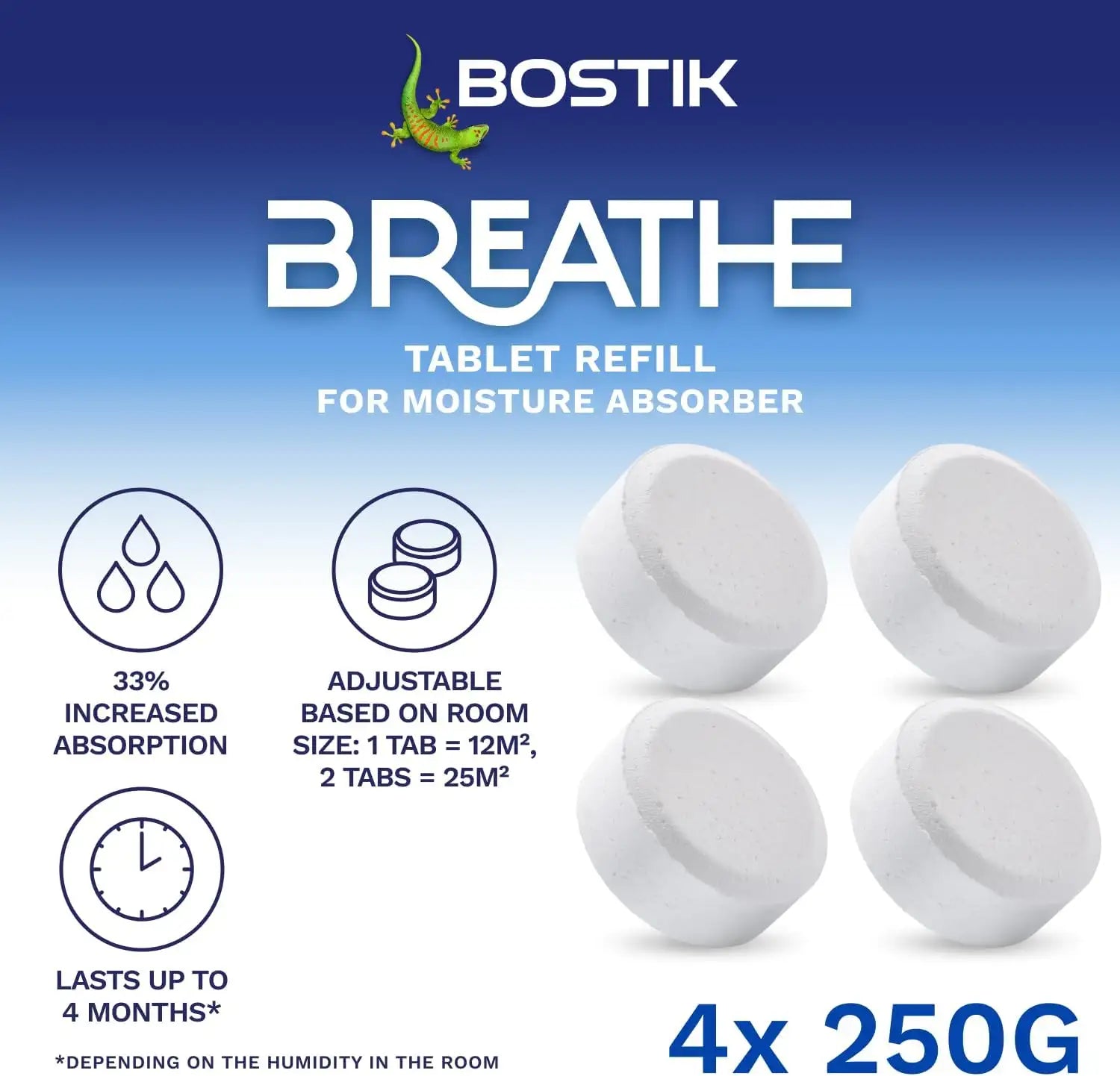Bostik Breathe Refill Tablet 4Pk