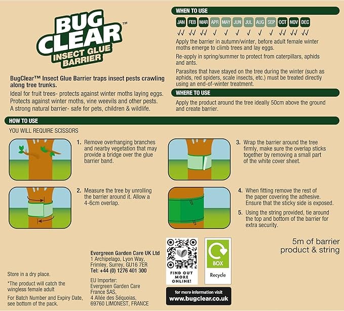 BUGCLEAR INSECT GLUE BARRIER - FitfitGarden