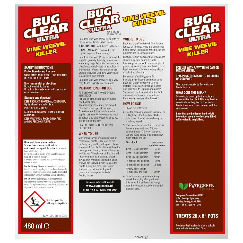 BugClear® Ultra Vine Weevil Killer - FitfitGarden