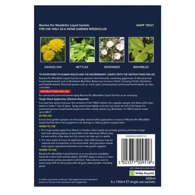 buy resolva pro liquid sachets UK