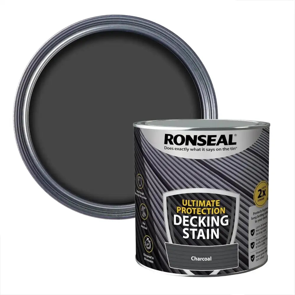 buy ronseal charcoal decking stain 2.5 litre UK