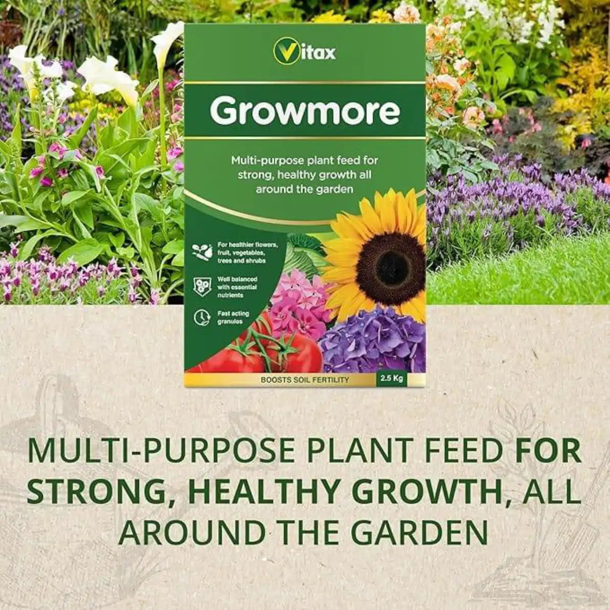 vitax growmore fertiliser 2.5kg