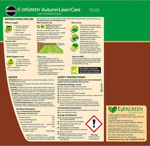 miracle‑gro autumn lawn feed for green grass FitfitGarden