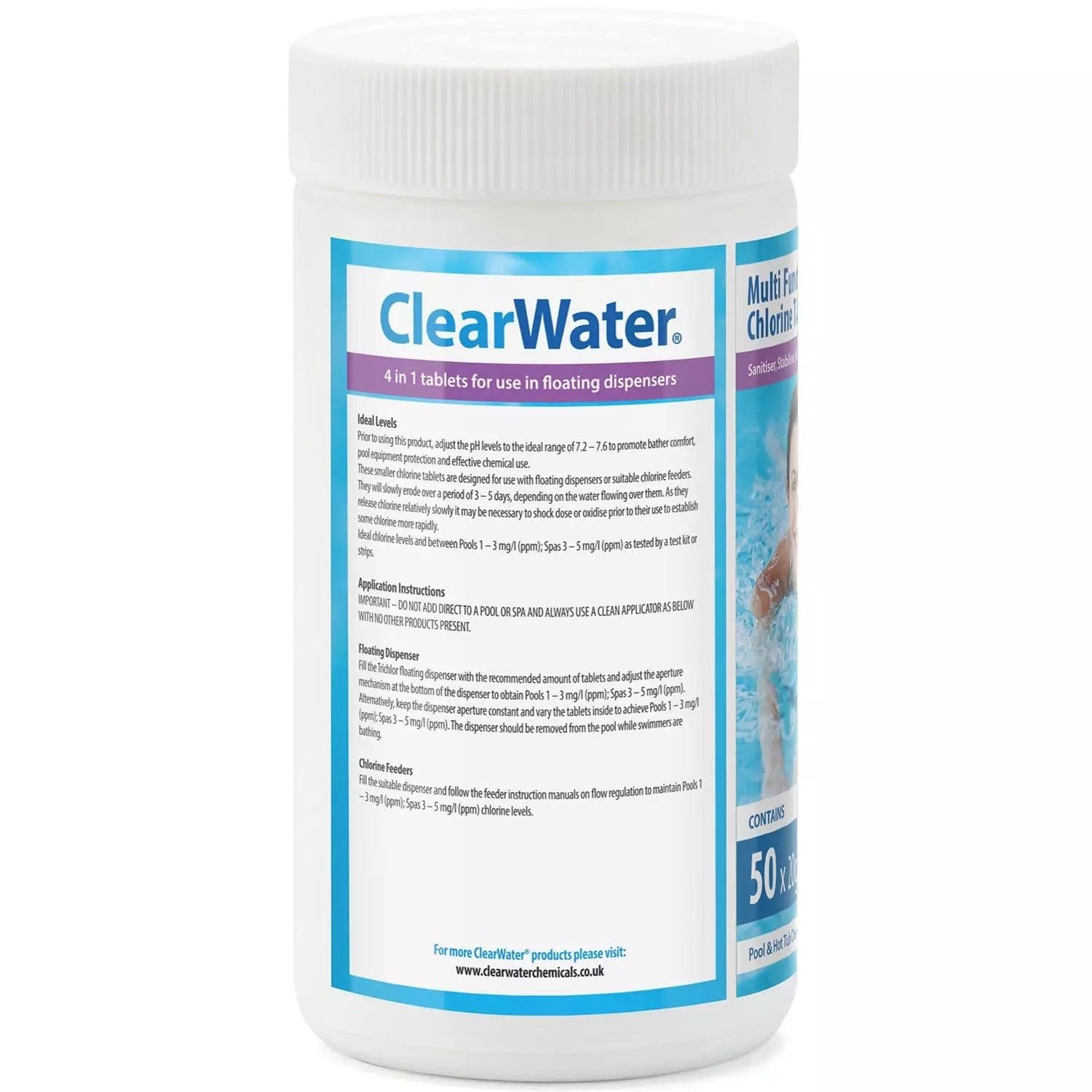 Clearwater® Multifunction Chlorine Tablets - FitfitGarden