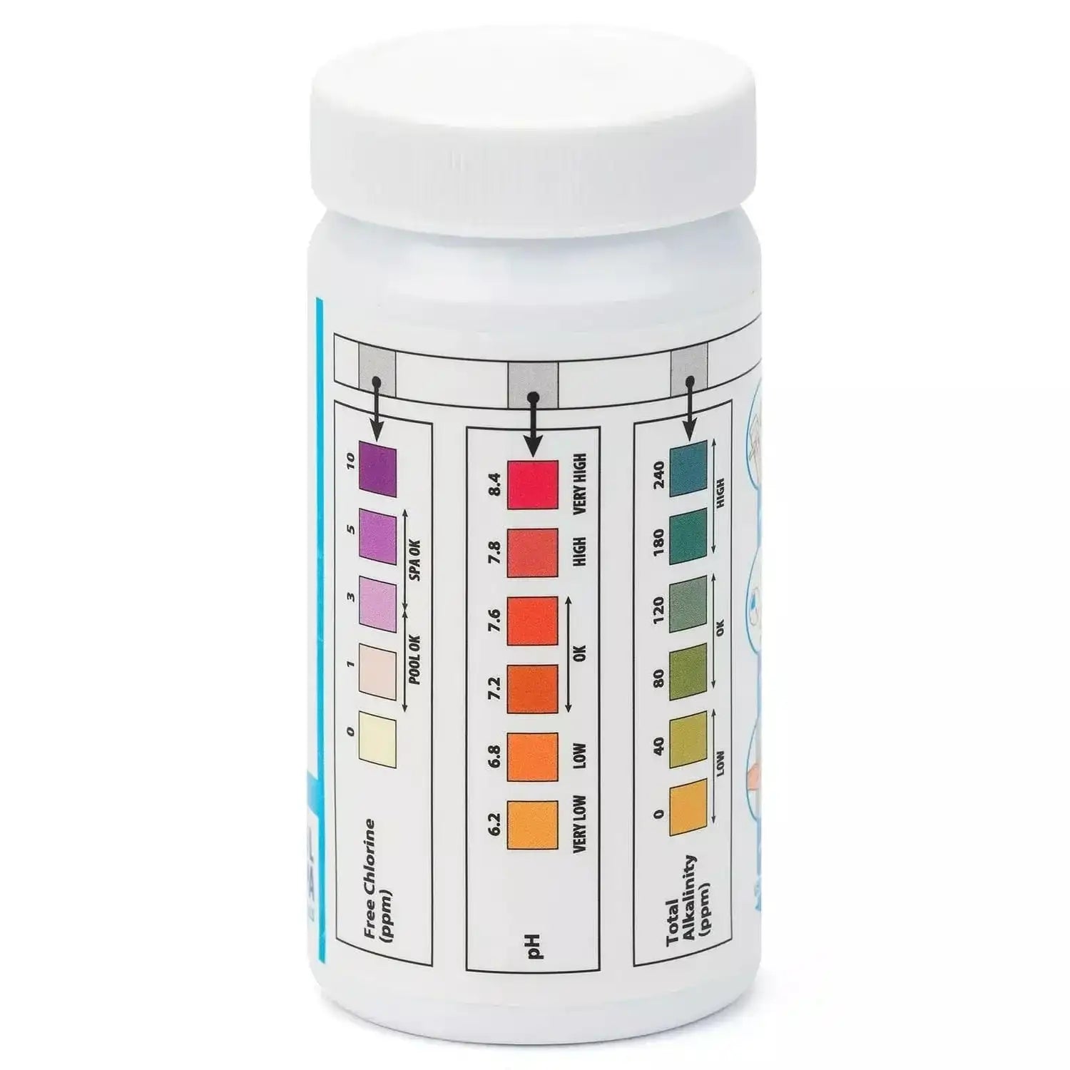 clearwater dip test strips pool water test