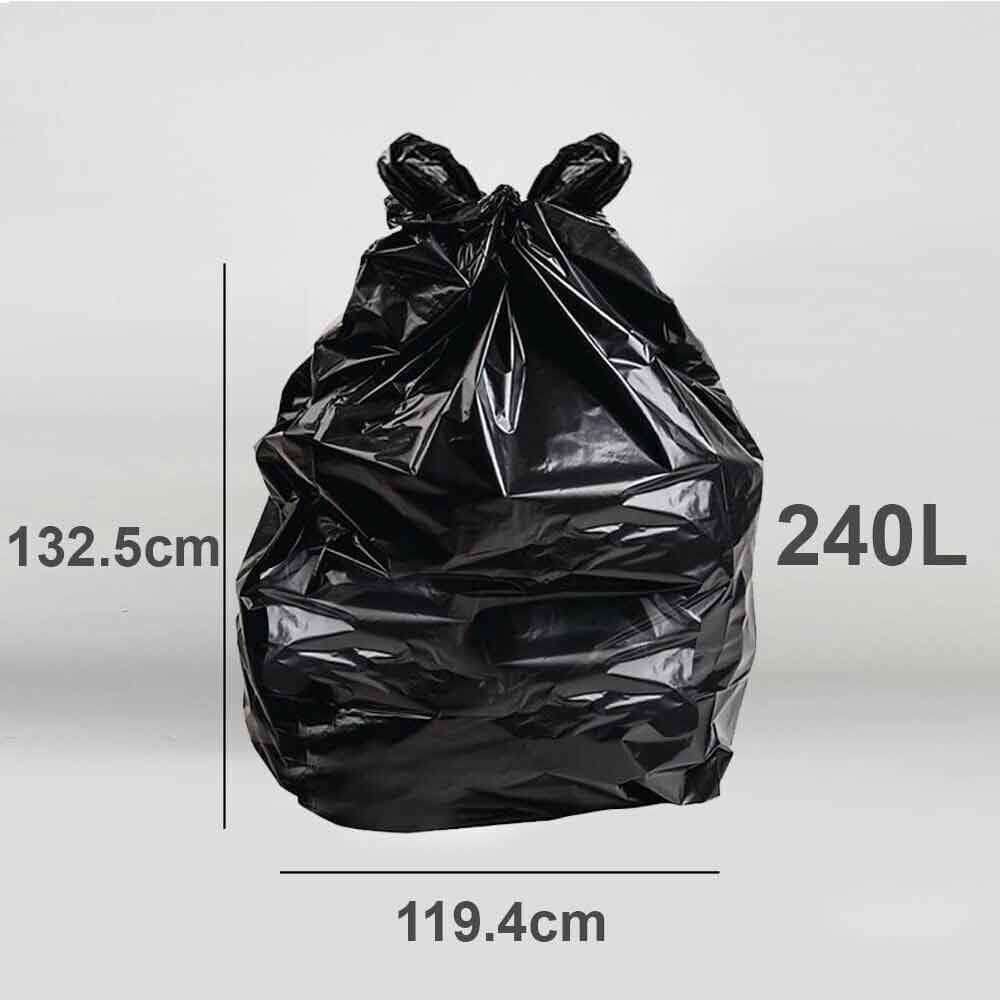 Ecobag 10 Wheelie Bin Liners Black