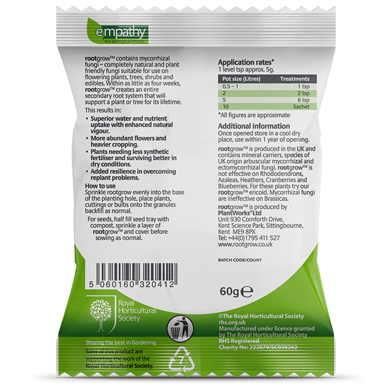 Empathy© Rootgrow Mycorrhizal Fungi - FitfitGarden