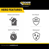 Everbuild Forever White Sanitary Sealant – 295ml