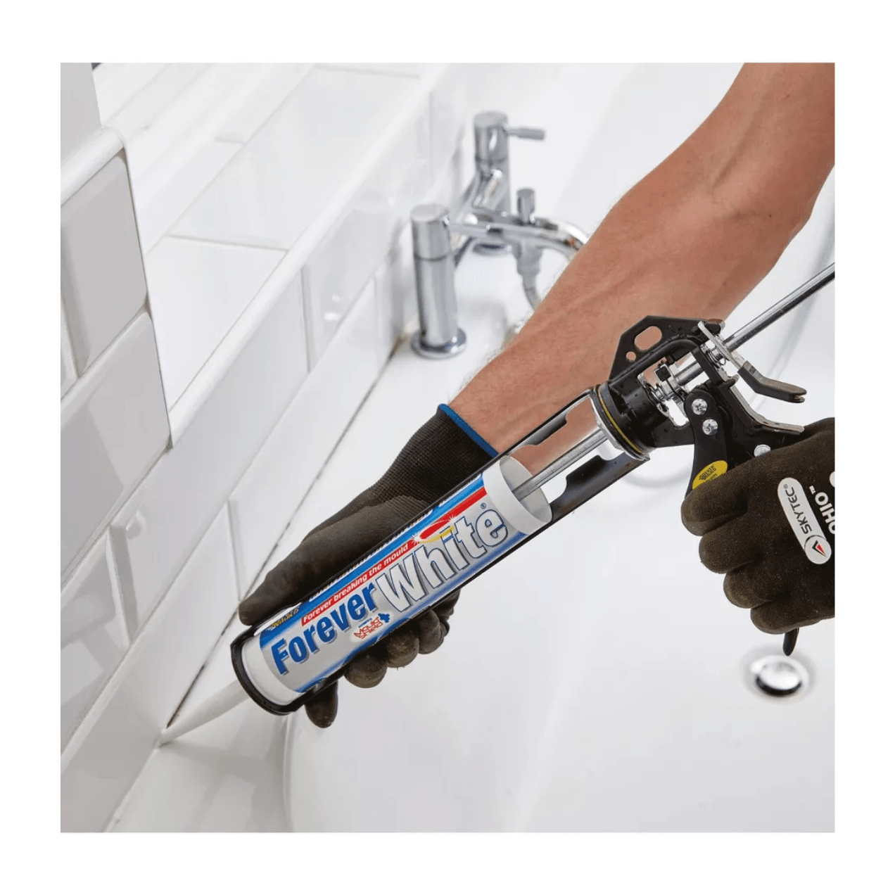 Everbuild Forever White Sanitary Sealant – 295ml