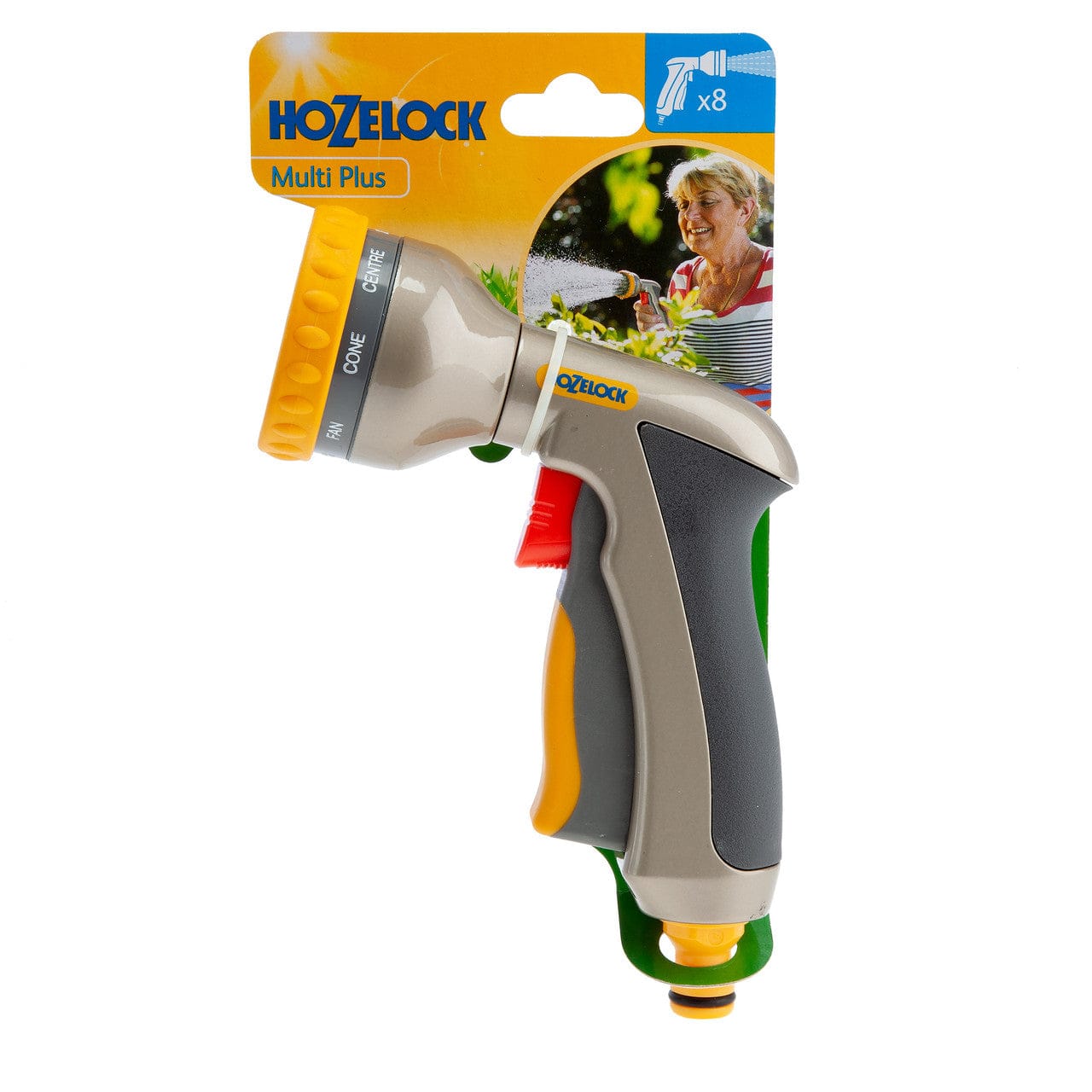 Hozelock Multi Plus Garden Spray Gun | Watering Hozelock Spray Gun Metal Multi Plus