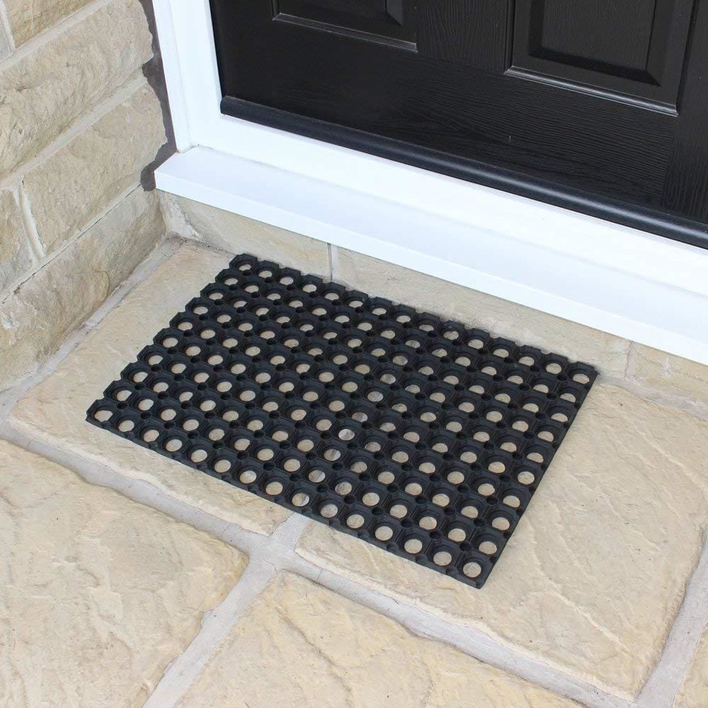 JVL Rondo Rubber Ring Door Mat 40x60cm