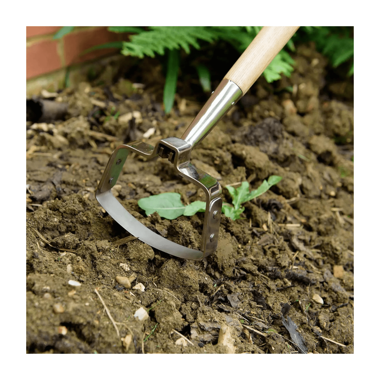 Kent & Stowe Stainless Steel Oscillating Hoe 160cm with Self-sharpening Blade