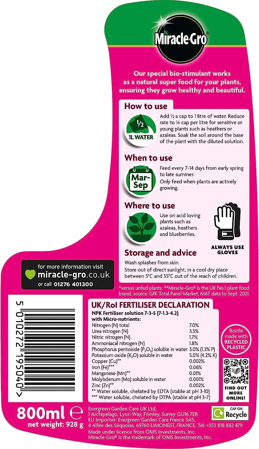 Miracle - Gro® Azalea, Camellia & Rhododendron Concentrated Liquid Plant Food - FitfitGarden