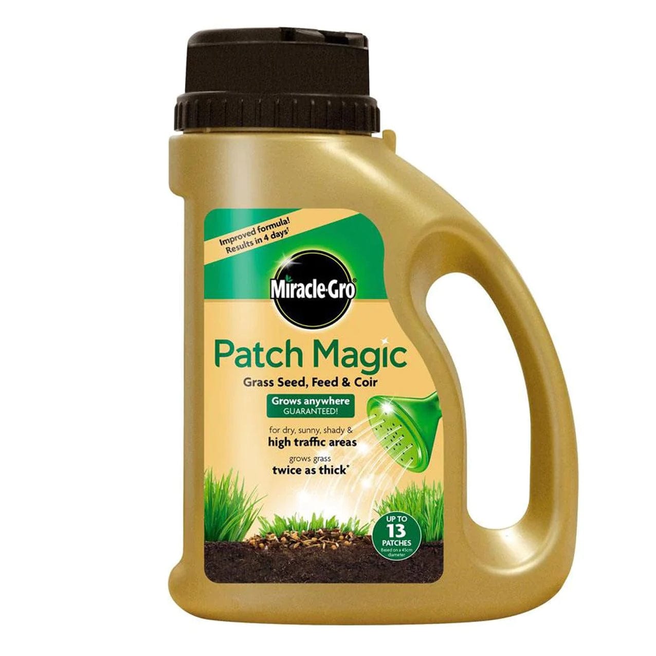 Miracle - Gro® Patch Magic® Grass Seed, Feed & Coir - FitfitGarden